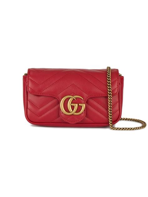 farfetch gucci mini bag|Gucci marmont super mini bag.